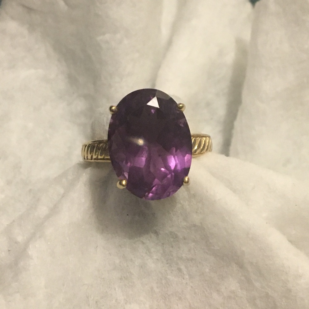 Vintage Amethyst cocktail ring